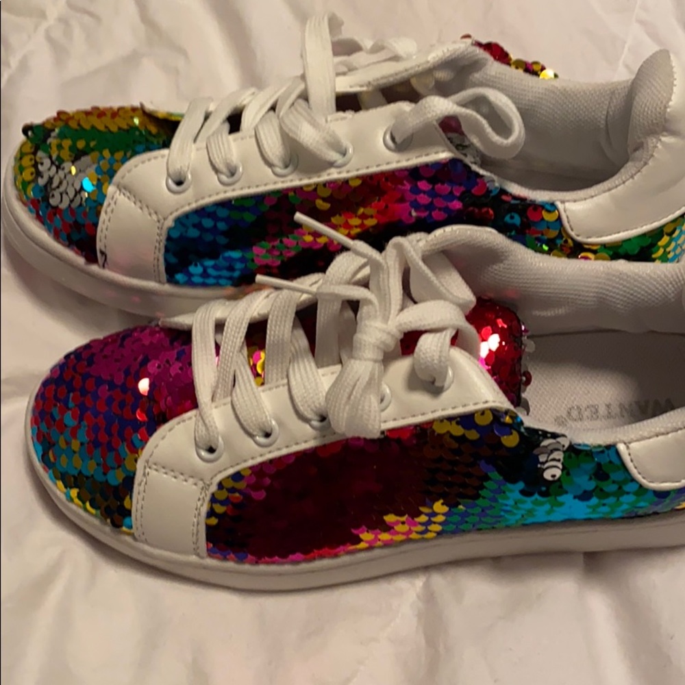 Wanted sequin sneakers 6